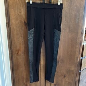 Bar III Black Textured Leggings